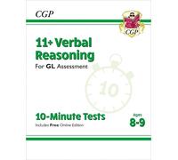 CGP Books 11+ GL 10-Minute Tests: Verbal Reasoning - Ages (Mixed Media Product)
