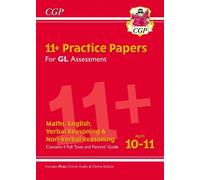 CGP Books 11+ GL Practice Papers Mixed Pack - Ages 10-11 ( (Mixed Media Product)