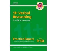 CGP Books 11+ GL Verbal Reasoning Practice Papers - Ages 9 (Mixed Media Product)