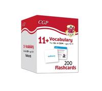 CGP Books 11+ Vocabulary Flashcards for Ages 10-11 - Pack 1 (Copertina rigida)