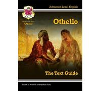 CGP Books A-level English Text Guide - Othello (Tascabile)