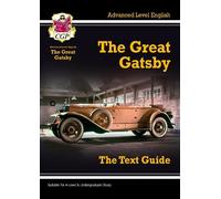 CGP Books A-level English Text Guide - The Great Gatsby (Tascabile)