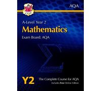 CGP Books A-Level Maths for AQA: Year 2 Student Book with (Mixed Media Product)
