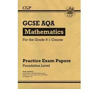 CGP Books Cgp Books GCSE Maths AQA Practice Papers: Foundation (Tascabile)