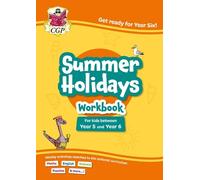 CGP Books CGP Summer Holidays Activity Workbook - for kids between Y (Tascabile)