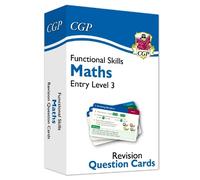 CGP Books Functional Skills Maths Revision Question Cards - E (Copertina rigida)