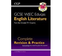 CGP Books GCSE English Literature WJEC Eduqas Complete Rev (Mixed Media Product)