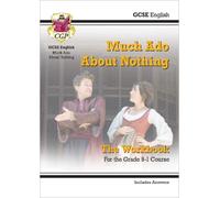 CGP Books GCSE English Shakespeare - Much Ado About Nothing Workbook (Tascabile)