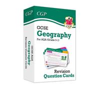CGP Books GCSE Geography AQA Revision Question Cards (Copertina rigida)