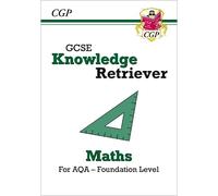 CGP Books GCSE Maths AQA Knowledge Retriever - Foundation (Tascabile)