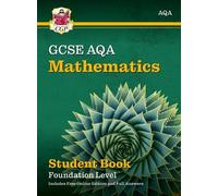 CGP Books GCSE Maths AQA Student Book - Foundation (with O (Mixed Media Product)