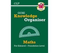 CGP Books GCSE Maths Edexcel Knowledge Organiser - Foundation (Tascabile)