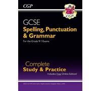 CGP Books GCSE Spelling, Punctuation and Grammar Complete (Mixed Media Product)