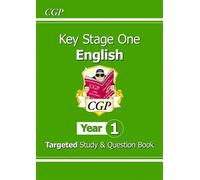 CGP Books KS1 English Year 1 Targeted Study & Question Book (Tascabile)