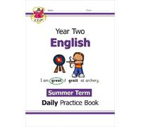 CGP Books KS1 English Year 2 Daily Practice Book: Summer Term (Tascabile)