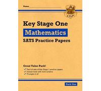 CGP Books KS1 Maths SATS Practice Papers: Pack 1 (for end of year as (Tascabile)