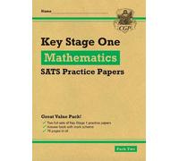 CGP Books KS1 Maths SATS Practice Papers: Pack 2 (for end of year as (Tascabile)