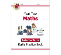 CGP Books KS1 Maths Year 2 Daily Practice Book: Autumn Term (Tascabile)