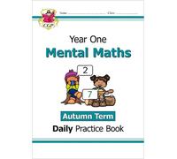 CGP Books KS1 Mental Maths Year 1 Daily Practice Book: Autumn Term (Tascabile)