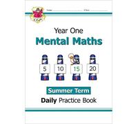 CGP Books KS1 Mental Maths Year 1 Daily Practice Book: Summer Term (Tascabile)