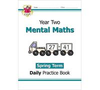 CGP Books KS1 Mental Maths Year 2 Daily Practice Book: Spring Term (Tascabile)