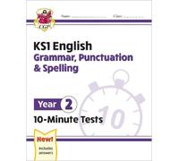 CGP Books KS1 Year 2 English 10-Minute Tests: Grammar, Punctuation & (Tascabile)