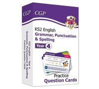 CGP Books KS2 English Year 4 Practice Question Cards: Grammar (Copertina rigida)