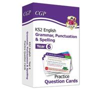 CGP Books KS2 English Year 6 Practice Question Cards: Grammar (Copertina rigida)
