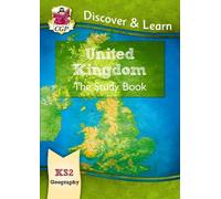 CGP Books KS2 Geography Discover & Learn: United Kingdom Study Book (Tascabile)
