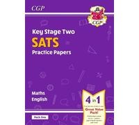 CGP Books KS2 Maths & English SATS Practice Papers: Pack 1 (Mixed Media Product)
