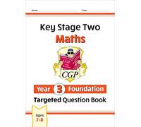 CGP Books KS2 Maths Year 3 Foundation Targeted Question Book (Tascabile)