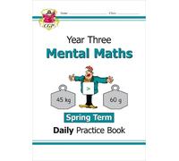 CGP Books KS2 Mental Maths Year 3 Daily Practice Book: Spring Term (Tascabile)