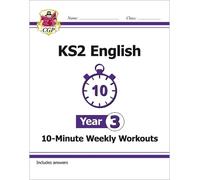 CGP Books KS2 Year 3 English 10-Minute Weekly Workouts (Tascabile)
