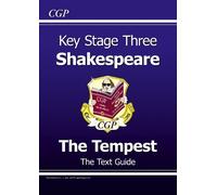 CGP Books KS3 English Shakespeare Text Guide - The Tempest (Tascabile)