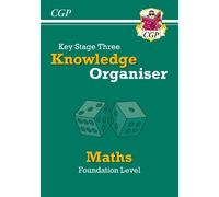 CGP Books KS3 Maths Knowledge Organiser - Foundation (Tascabile)