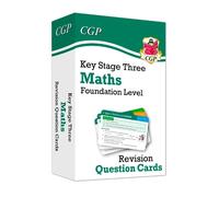 CGP Books KS3 Maths Revision Question Cards - Foundation (Copertina rigida)