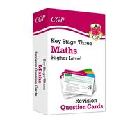 CGP Books KS3 Maths Revision Question Cards - Higher (Copertina rigida)