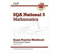 CGP Books National 5 Maths: SQA Exam Practice Workbook - includes An (Tascabile)