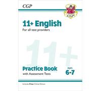 CGP Books New 11+ English Practice Book & Assessment Tests - Ages 6- (Tascabile)