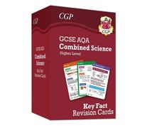 CGP Books New GCSE Combined Science AQA Higher Key Fact Revis (Copertina rigida)