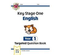 CGP Books New KS1 English Year 1 Targeted Question Book (Tascabile)