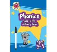 CGP Books New Phonics Wipe-Clean Activity Book for Ages 3- (Mixed Media Product)