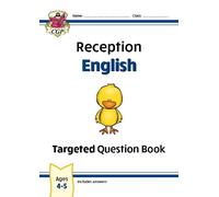 CGP Books New Reception English Targeted Question Book (Tascabile) CGP Reception