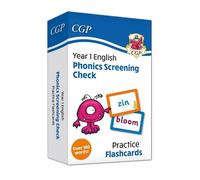 CGP Books Phonics Screening Check Flashcards - for the Year 1 (Copertina rigida)
