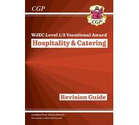 CGP Books WJEC Eduqas Level 1/2 Vocational Award in Hospit (Mixed Media Product)