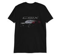 CGQZAPIBV Black Corvette C6 Sixth Generation Vette Short-Sleeve T-Shirt