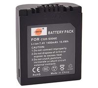 CGR-S006E DSTE Ricambio Batteria Compatibile per S006E,CGR-S006A/1B,CGA-S006E,CGA-S006,DMW-BMA7 e Panasonic DMC-FZ28EFK,DMC-FZ28EFS,DMC-FZ18EB,DMC-FZ18EG,DMC-FZ18EGS