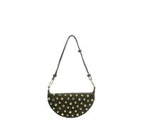 CGRSDSD Borsa Borchie Borsa a tracolla con borchie di design Rivet Crescent Borse da donna in metallo sotto le ascelle retrò a pois(Green)