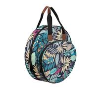 CGRSDSD Conservazione Materiali per Il Cucito Borsa con Filo da Ricamo Borse Organizer Rotonde in Foglia d'Acero Borsa in Maglia Blu(B)