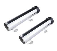 CGRSDSD Porta Canne da Barca 2 Pezzi 10" Lungo Supporto for Canna da Pesca Laterale in Acciaio Inossidabile for Barca Marina Yacht